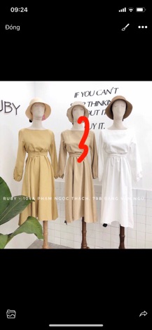Váy vintage đủ màu