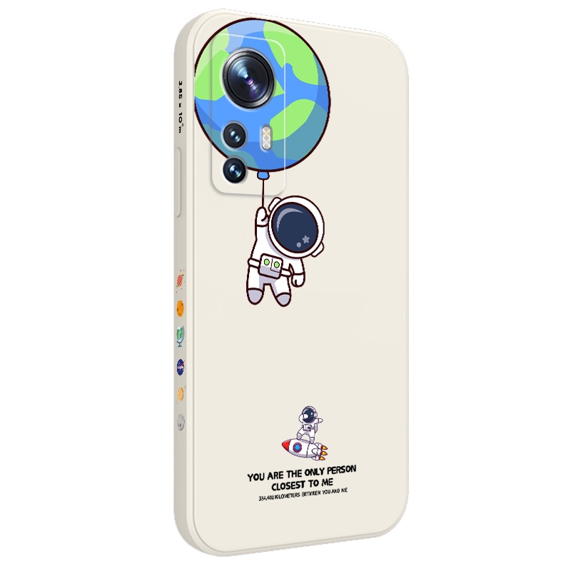 Ốp Điện Thoại Họa Tiết Phi Hành Gia Cho Xiaomi Mi 12 12X 11 Pro Lite Ultra 11Lite