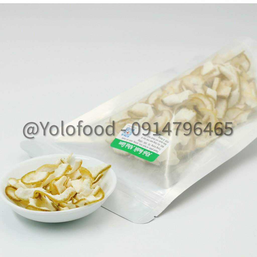 Bưởi vỏ sấy lạnh 50/ 200g (Khô bưởi lạnh tự nhiên ít ngọt) [Hàng tại xưởng sản xuất]