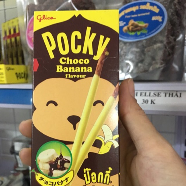 [Mã GROSALEHOT giảm 8% đơn 250K] Pocky chuối- xoài Thái Lan 14k/ hộp
