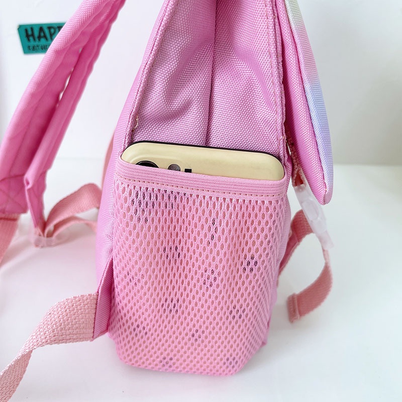 Ba Lô Đi Học Vải Oxford Cỡ Lớn Họa Tiết Hoạt Hình GP41 Sanrio Kuromi unicorn Cinnamoroll Hello Kitty Cho Bé Mẫu Giáo