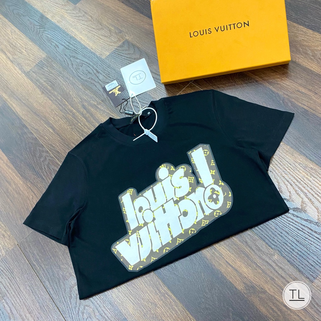 Áo thun nam 💞𝐅𝐑𝐄𝐄𝐒𝐇𝐈𝐏💞 Áo phông in nổi logo LV ngắn tay, Áo thun chất cotton kiểu dáng năng động [QAH_TL_010] | BigBuy360 - bigbuy360.vn