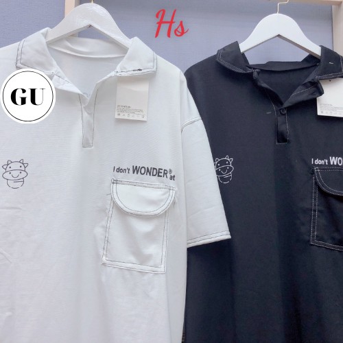 [Có Ảnh Thật Và Video] Áo Thun Polo Đầu Bò Wonder Chất Liệu Su Cực Mát Hot Trend GU Store