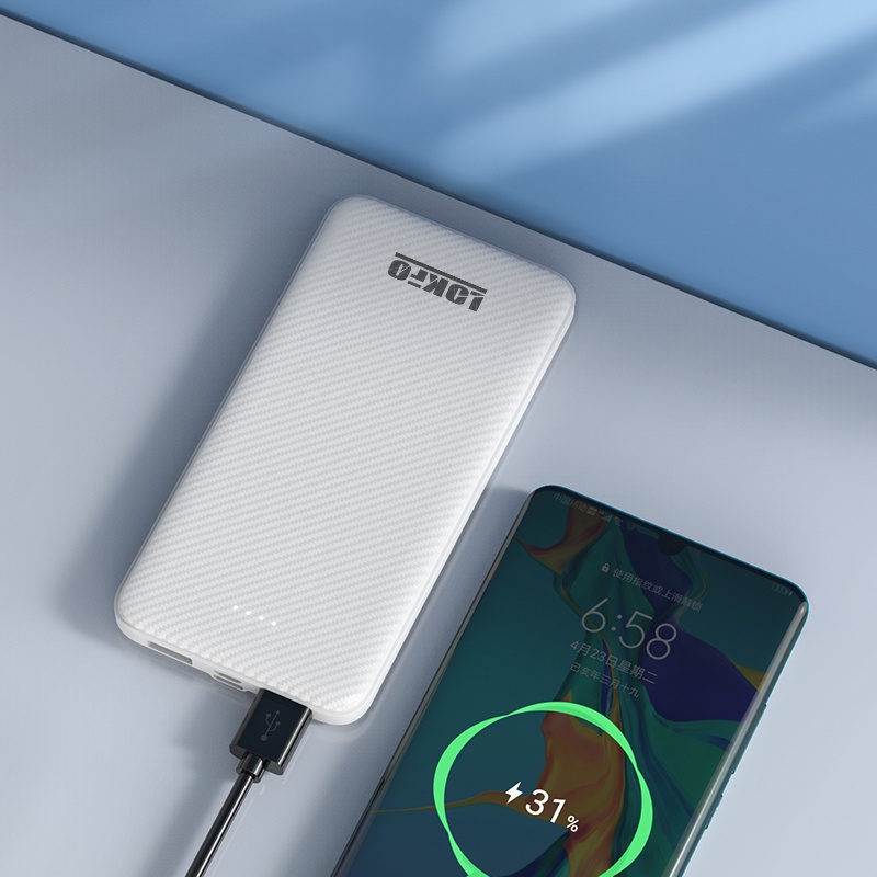 Sạc dự phòng LOKFOTEK P01 10000mAh hiển thị màn hình LED USB kép nhỏ gọn