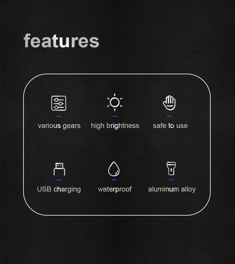 [Mã LIFEHLDEC giảm 10% đơn 99k] Đèn Pin Supfire C20 15W Mạnh Mẽ Bóng LED Sạc USB Không Thấm Nước Chiếu Sáng Ngoài Trời | BigBuy360 - bigbuy360.vn