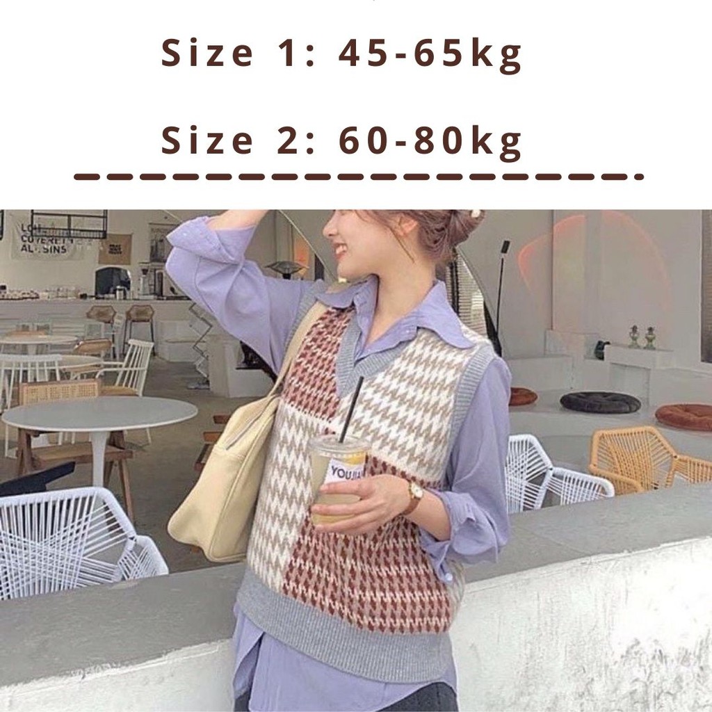 Áo len ghile nữ họa tiết siêu ấm áp phong cách thời trang thu đông dành cho nữ AE180 | BigBuy360 - bigbuy360.vn