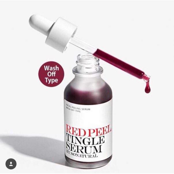 RED PEEL TINGE SERUM SONATURAL - Serum Peel Da Sinh Học Thế Hệ Mới