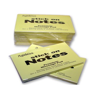 Giấy note 3x5  UNC vàng - Xấp