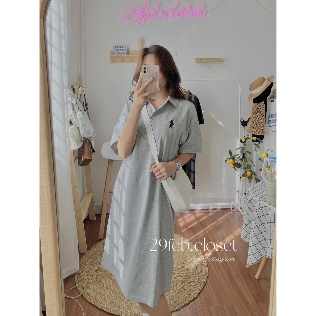 Váy polo cotton thêu hình (Ảnh video thật 29feb chụp) | BigBuy360 - bigbuy360.vn