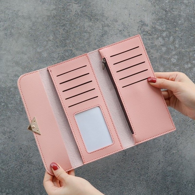 Ví Nữ Dài 💚𝗙𝗥𝗘𝗘𝗦𝗛𝗜𝗣 💚Ví Nữ Dài Cầm Tay Hình Trái Tim Siêu Đẹp Nhiều Ngăn Tiện Dụng VD05 - VIMITA | BigBuy360 - bigbuy360.vn