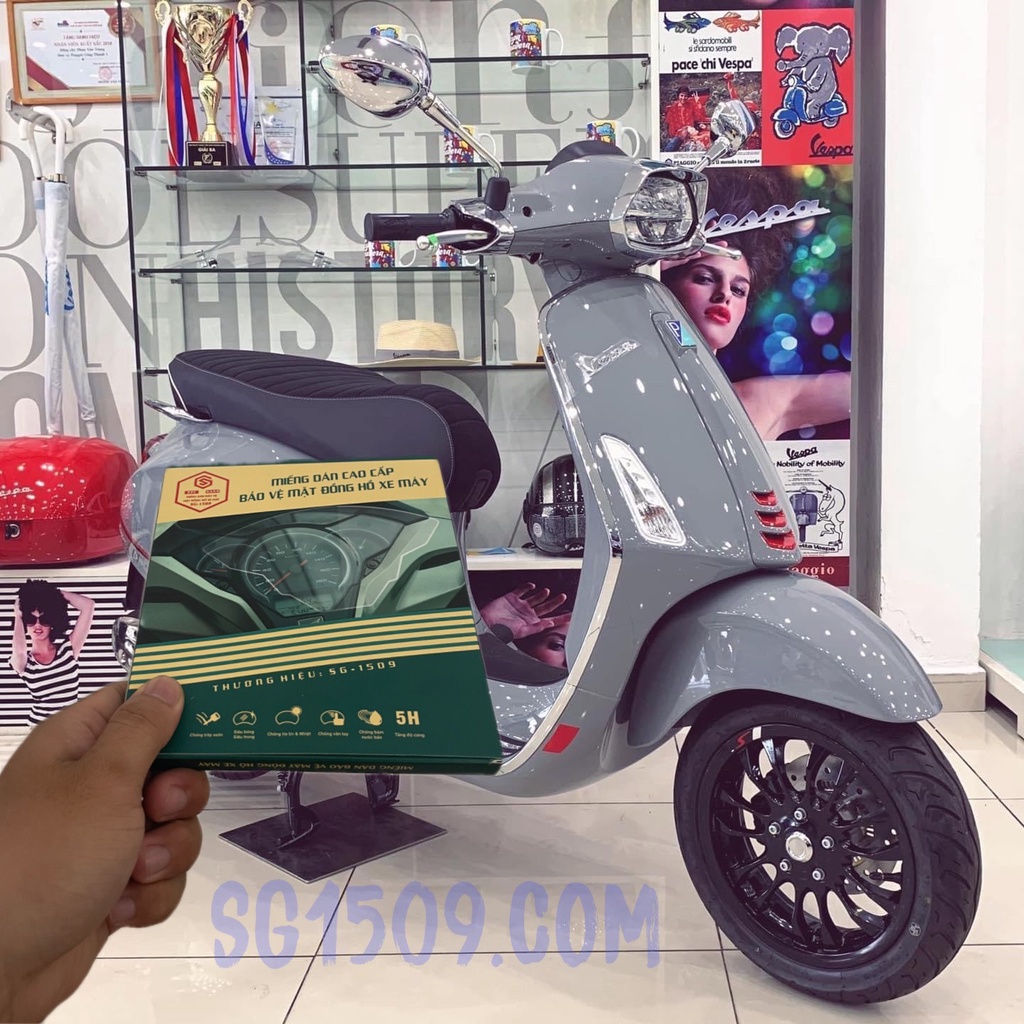 PPF VESPA SPRINT , PRIMAVERA , MIẾNG DÁN MẶT ĐỒNG HỒ XE VESPA PPF, CHỐNG TRẦY XƯỚC, bao da chìa khoá vespa