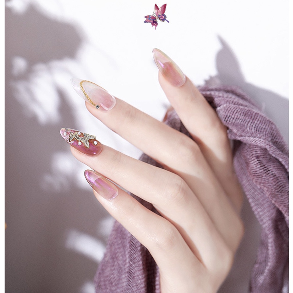 Charm kim loại cao cấp charm dây xích,bướm đá