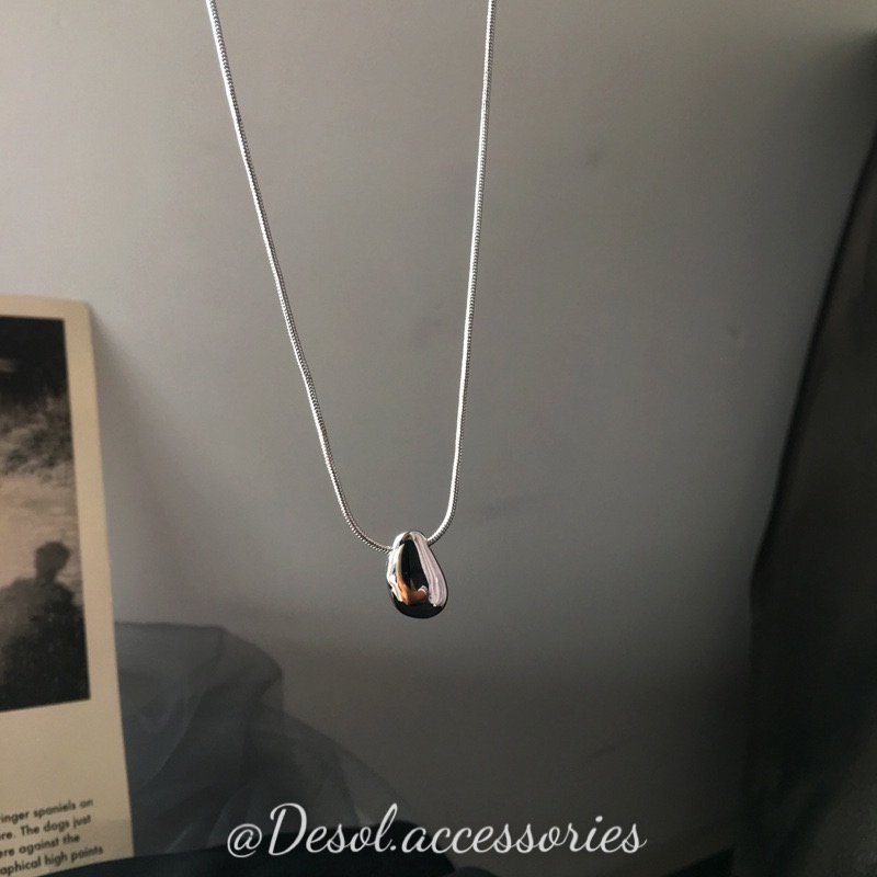 Dây chuyền, vòng cổ Eira dáng mảnh mặt giọt nước NL037 Desol.accessories
