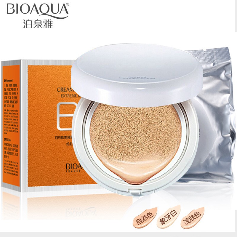 (Hàng Mới Về) lõi của Kem Bb Che cushion Bioaqua Khuyết Điểm Dưỡng Ẩm Bảo Vệ Da chỉ có lõi phấn Cushion phấn Phấn phủ phấn nước mĩ phẩm nội địa trung