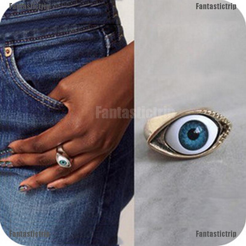 Nhẫn HợP Kim HìNh Đôi MắT Ma Cà RồNg ThờI Trang Cho Nữ