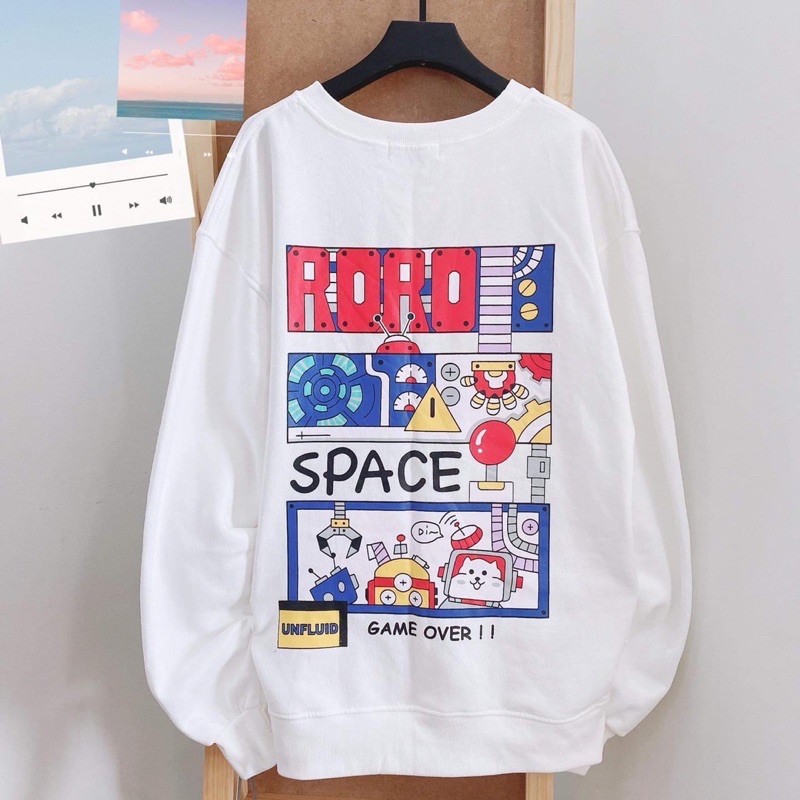 Áo Sweater Nỉ Bông Unisex RORO [ FREESHIP ] form nam nữ unisex ❤️ Jaystoree ❤️ | BigBuy360 - bigbuy360.vn