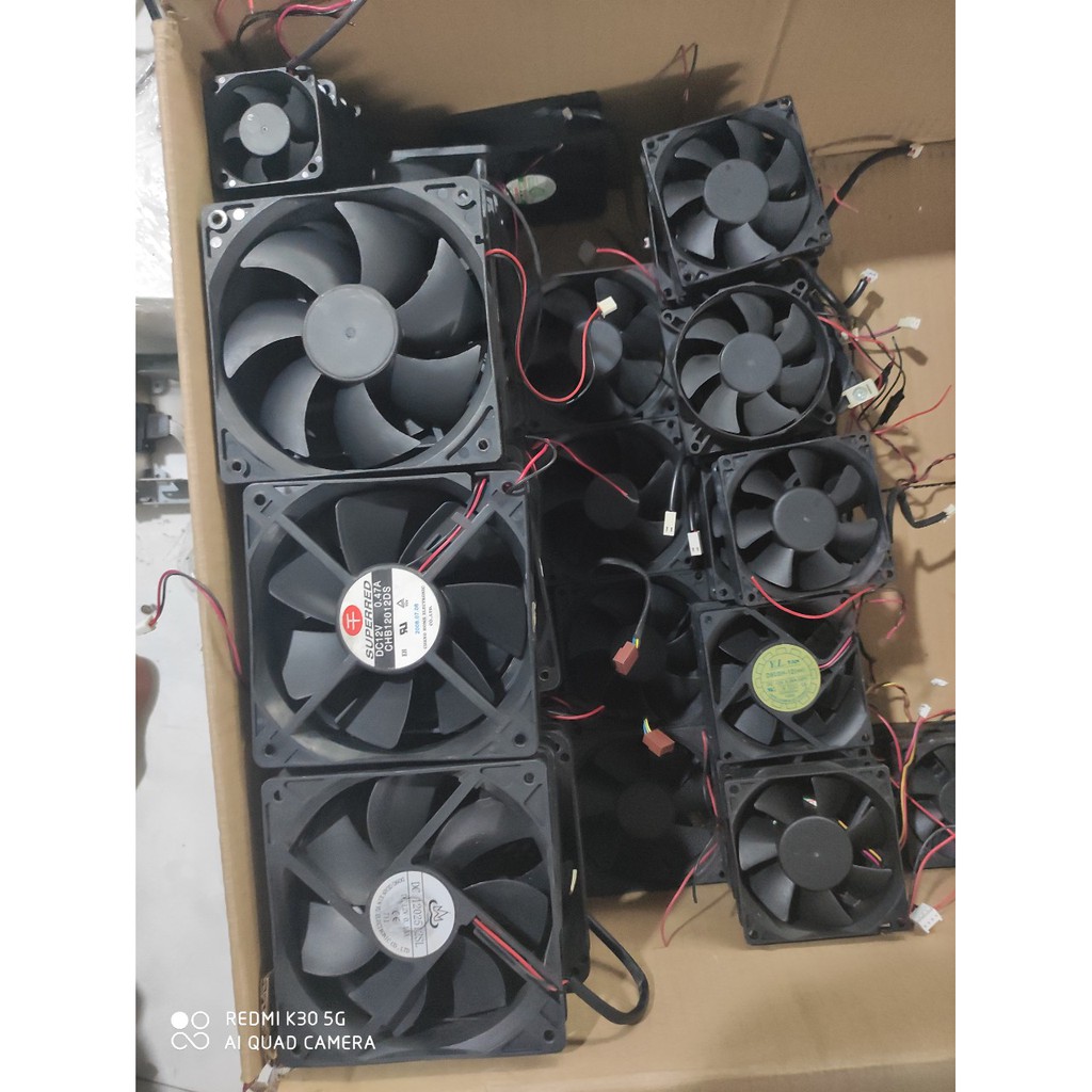 Quạt tản nhiệt DC 12V 5 cm 6cm 7cm 8cm 9cm 12cm