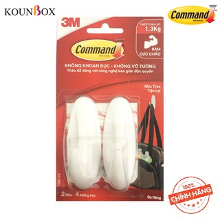 Móc treo kiểu tròn 1.3kg vỉ 2 cái Command 3M 17081 (XA006732029)