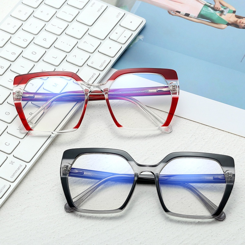 (KIQI-FASHION) COD Kính Chống Tia Uv400 Gọng Mắt Mèo Thời Trang Phương Tây Cho Nam Nữ