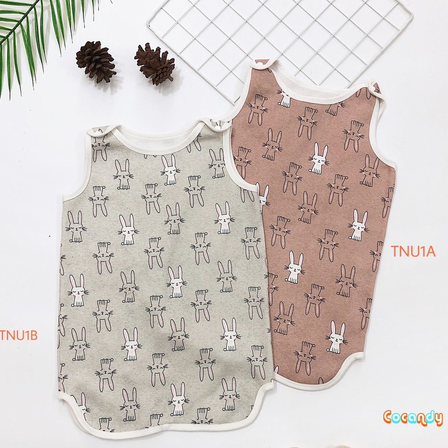 Túi ngủ cotton trần bông cho bé của COCANDY mã TNU1