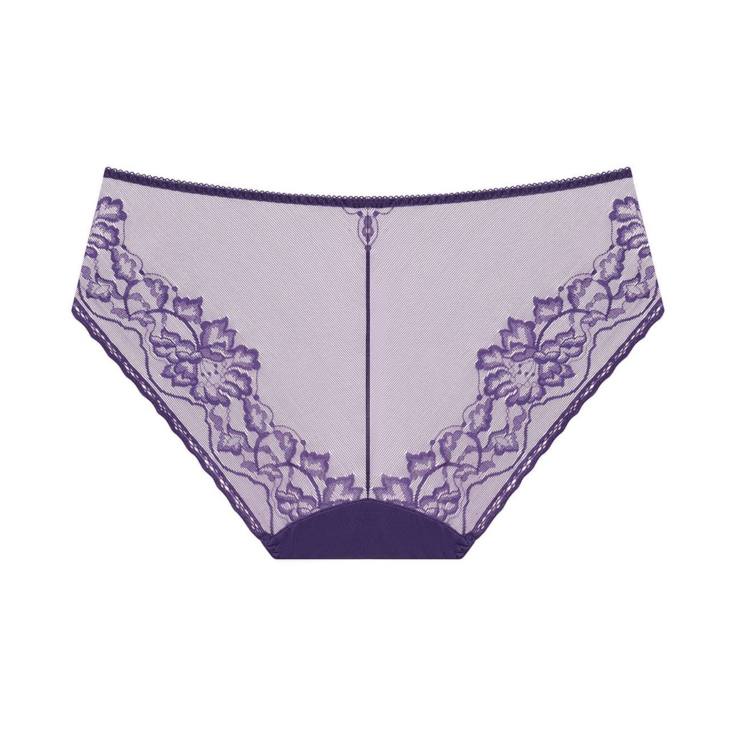 Quần lót nữ Marguerite Paris 04034- thương hiệu Pháp, cạp vừa phối ren mỏng thân sau