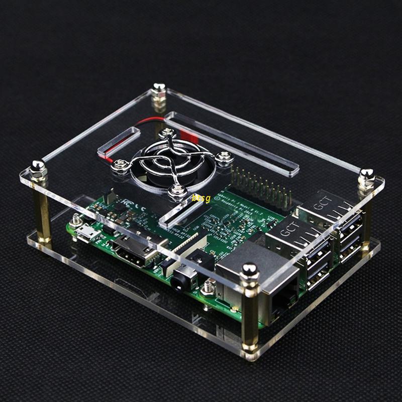 Vỏ trong suốt 1/ 2/ 3/ 4 lớp cho Raspberry Pi 4 Model B Acryl