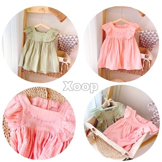 HOT!VÁY XÔ 2 LỚP QUẢNG CHÂU CHẤT MUSLIN MỀM SỤN CHO BÉ GÁI(9-18kg)