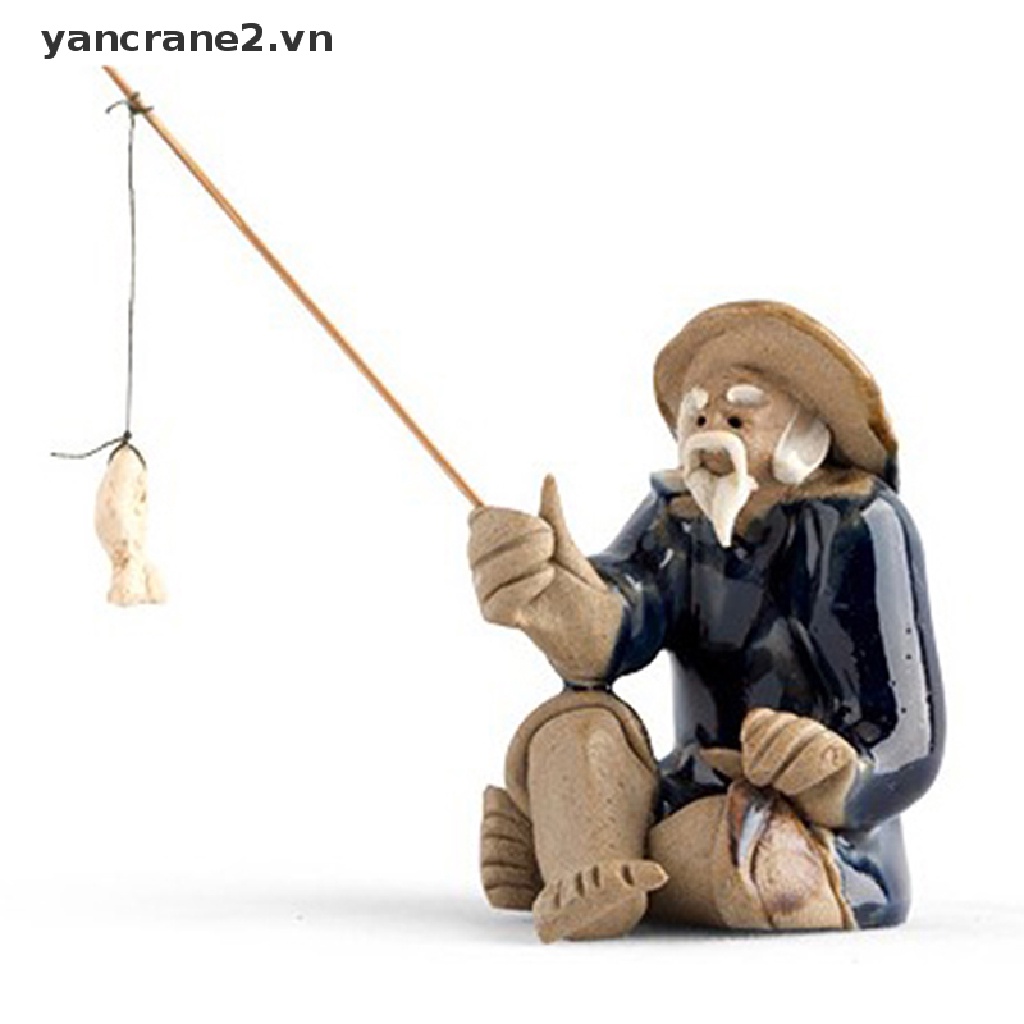 Tượng Câu Cá Bằng Nhựa resin Trang Trí Sân Vườn Ngoài Trời
