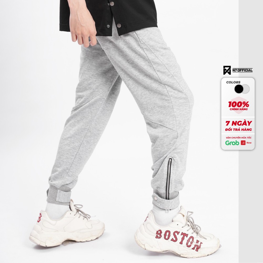 [Mã FAMALLT5 giảm 15% đơn 150K] Quần Jogger nỉ thể thao Unisex N7 bó ống kéo khóa cổ chân nhiều túi tập gym nam nữ Zip01 | WebRaoVat - webraovat.net.vn