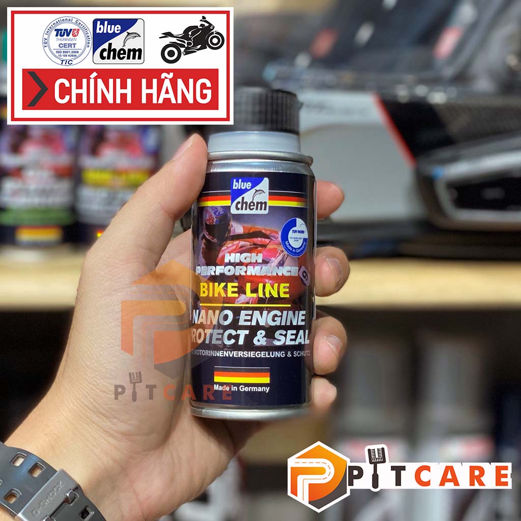 Phụ Gia Bảo Vệ Động Cơ Bluechem Nano Engine Protect 33047 Phủ Nano Lên Bề Mặt Chi Tiết Máy Vận Hành Êm Ái