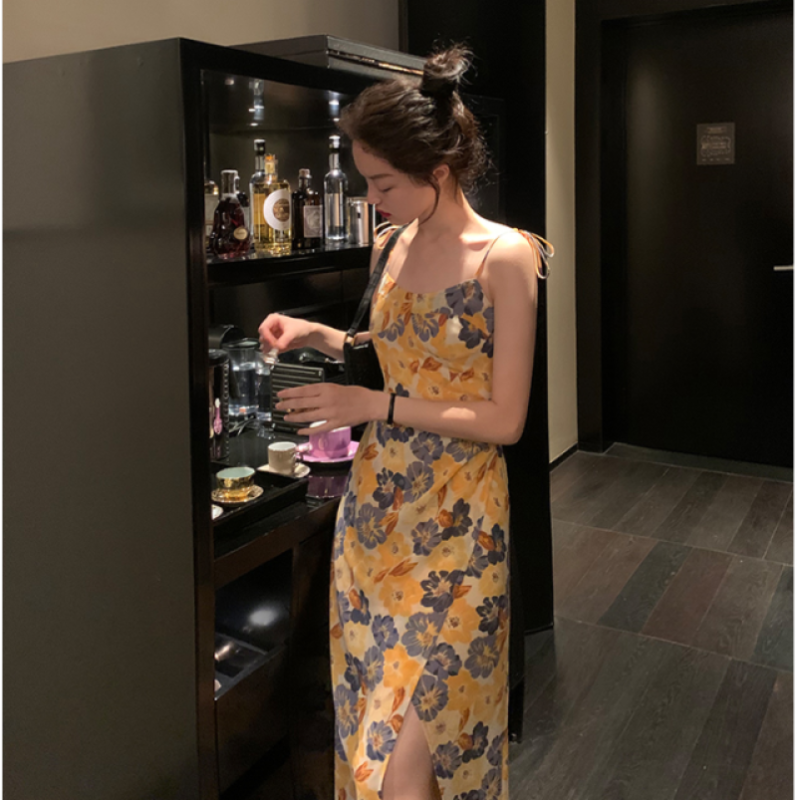 Đầm Maxi Sát Nách Thiết Kế Xẻ Quyến Rũ