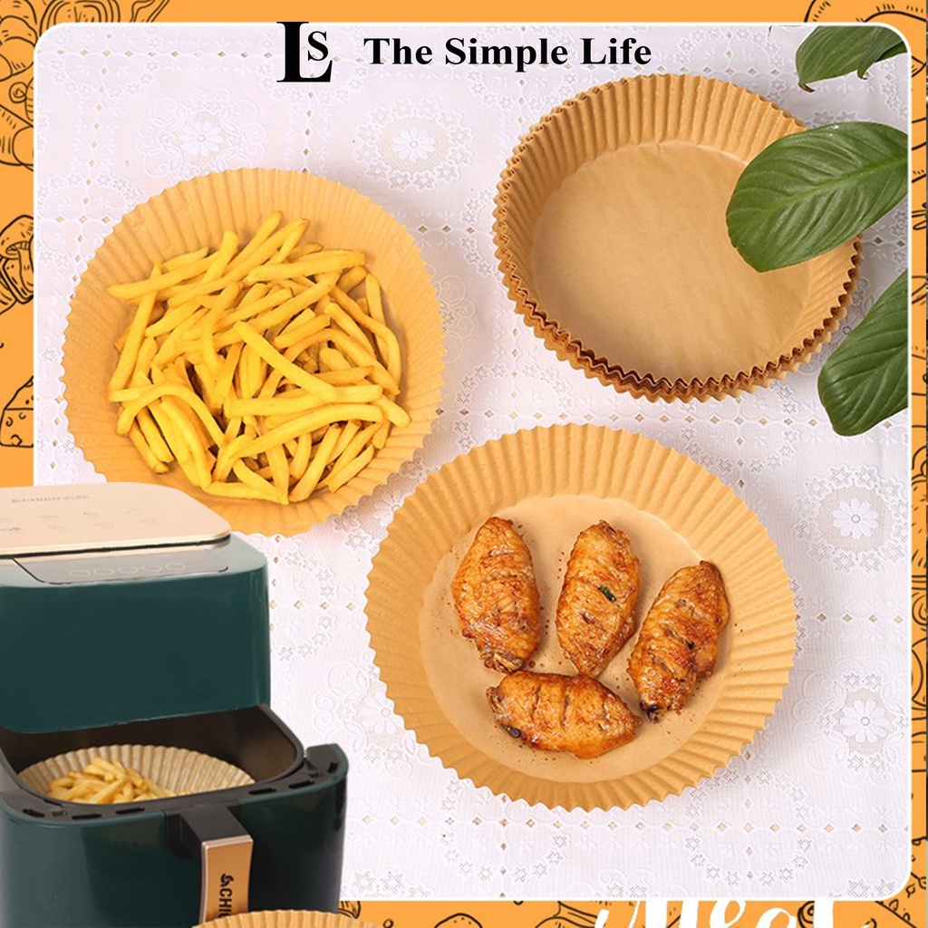 Giấy lót nồi chiên không dầu, giấy nến lót nồi chiên không dầu, hấp bánh bao thấm dầu, chống dính cao cấp [CHÍNH HÃNG]