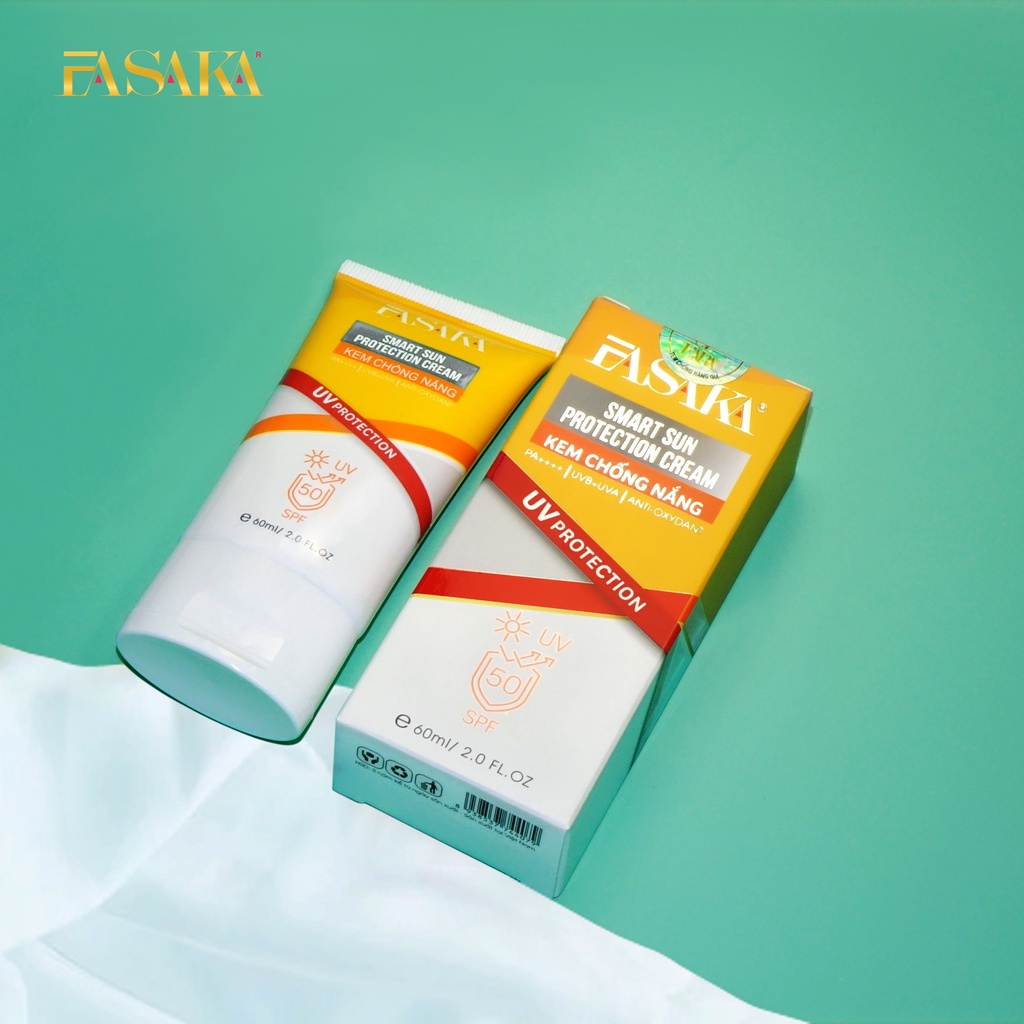 Kem chống nắng FASAKA kiểm soát bóng nhờn SPF50/PA ++++ 60ML