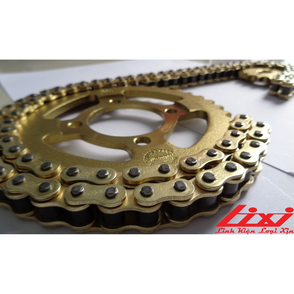 Bộ NSD xe GN5, CUB, DREAM, Future I, Wave khác, và xe 50cc 428H-14T-36T-106L đúc xi vàng Lixi