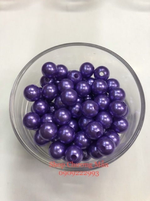 100G Chuỗi Hạt Ngọc Trai Nhựa 4-6-8-10-12mm Đủ Màu