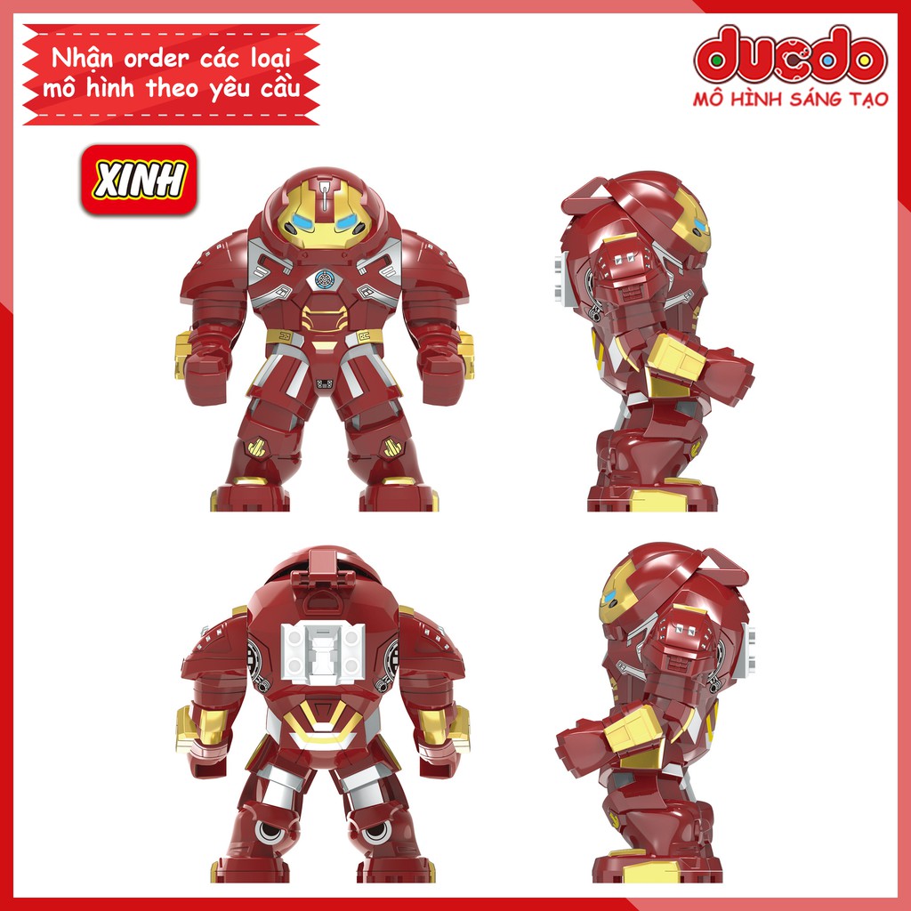 Bigfig siêu anh hùng Hulkbuster IronMan siêu đẹp - Đồ chơi Lắp ghép Xếp hình Mini Minifigures Big Fig XINH X1158