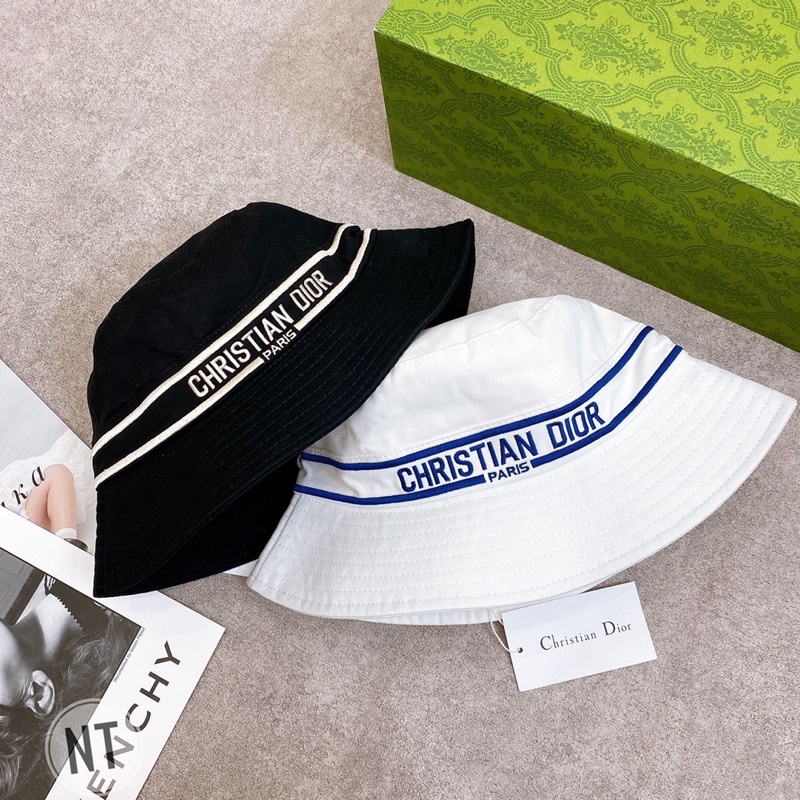 Mũ vành bucket D i o r full tag mác