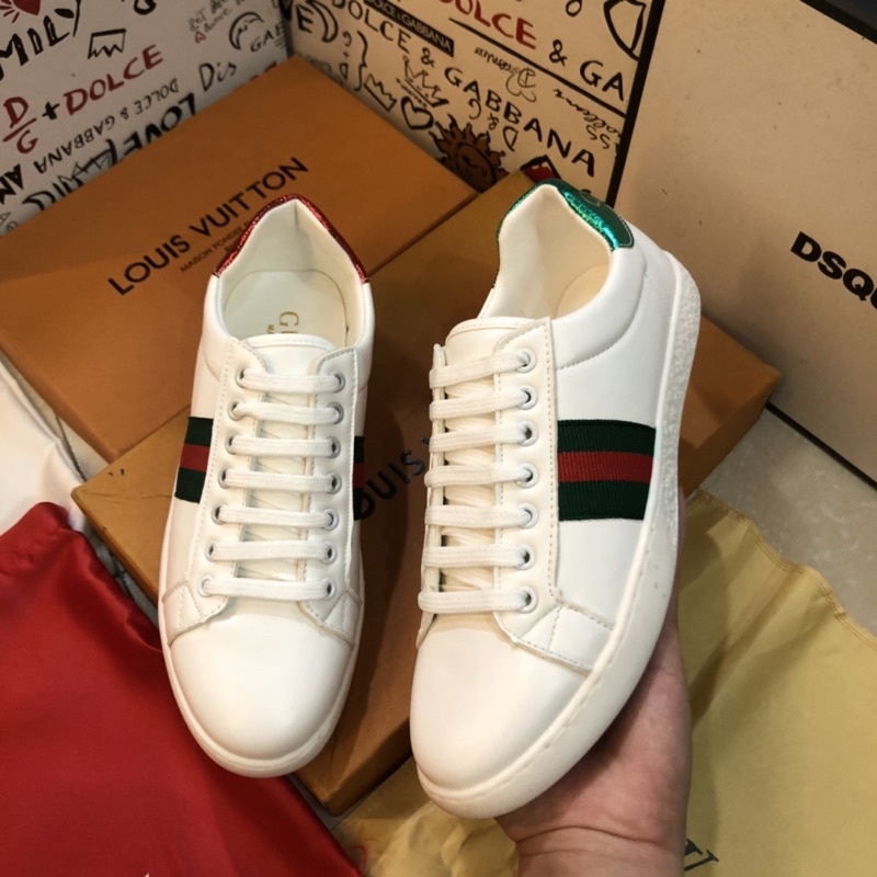 Giày Sneaker Trắng [FRESHIP]Gót Đỏ Xanh full size 38-43 | BigBuy360 - bigbuy360.vn