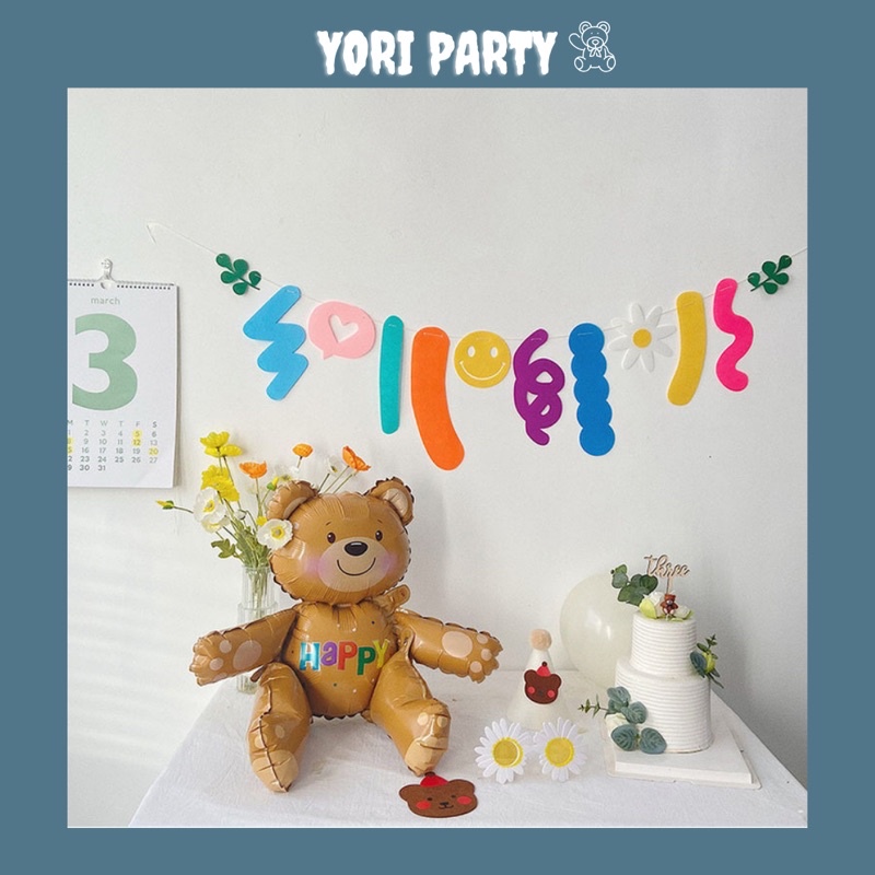 Dây Trang Trí Sinh Nhật Ngộ Nghĩnh - Yori Party