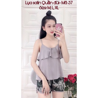 SÉT ĐỒ BỘ ĐÙI DÂY LỤA SATIN CÓ SIZE 40-65KG