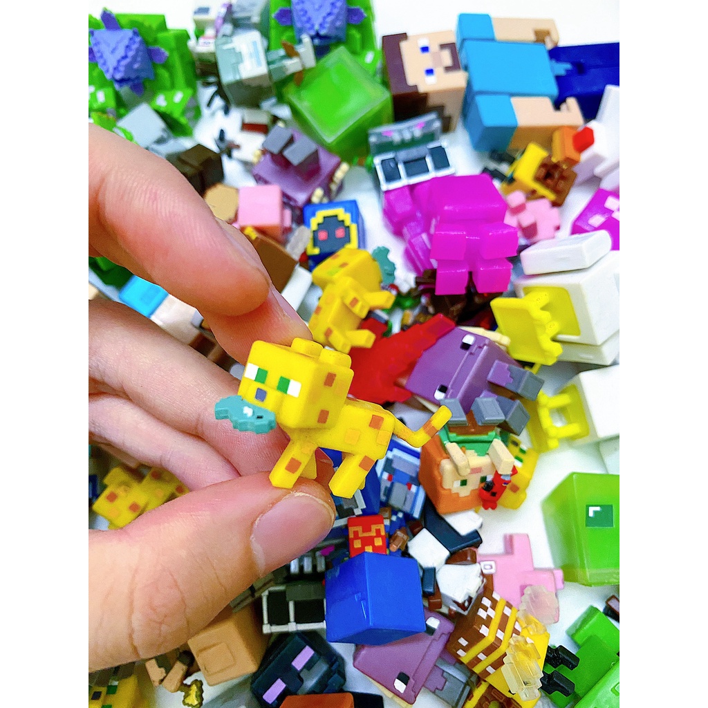 Mô hình minecraft - Minifigure minecraft - Hàng chính hãng Mattel - Giao ngẫu nhiên