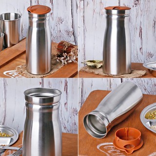 Bình nước Inox nhà hàng.nắp đen.