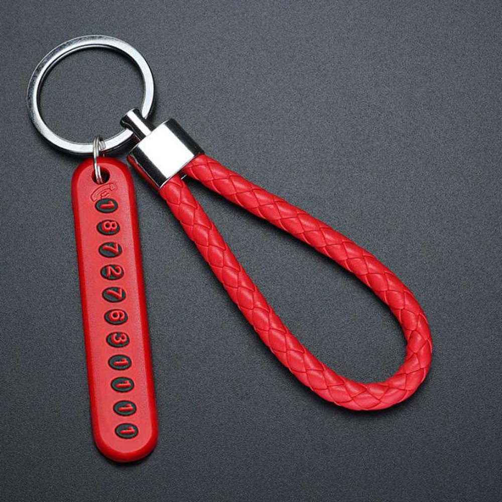 Dây Da Gắn Móc Chìa Khóa Xe Hơi / Điện Thoại Chống Thất Lạc Thiết Kế Tự Làm Chất Lượng Cao