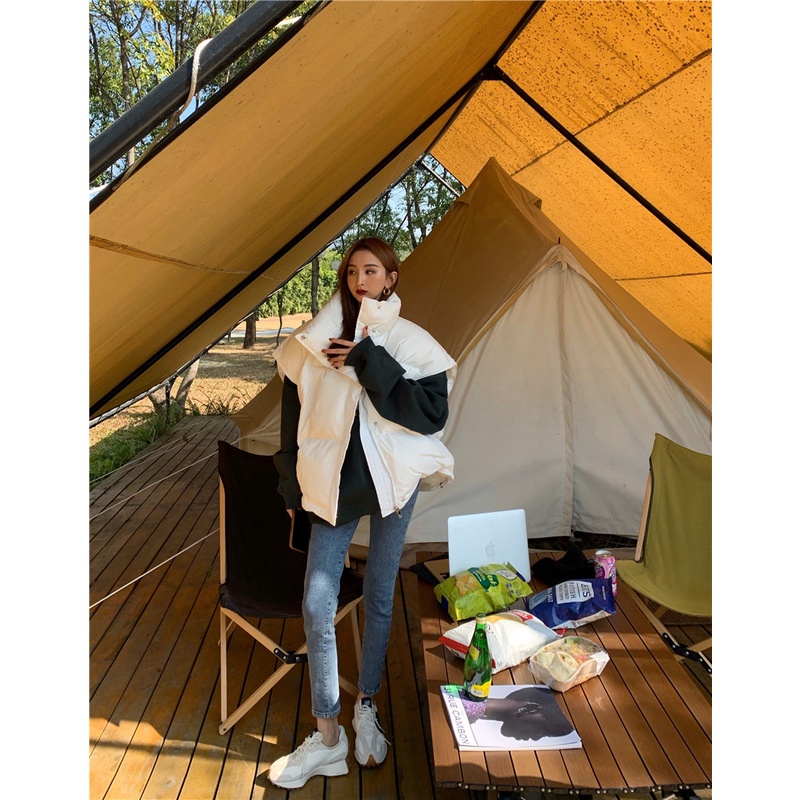 Áo khoác dáng rộng thoải mái thời trang phong cách Hàn Quốc