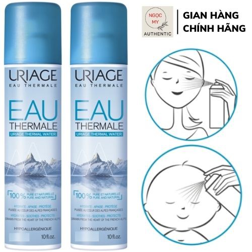 Xịt khoáng uriage eau thermale dưỡng ẩm, cân bằng, làm dịu và bảo vệ da 150ml