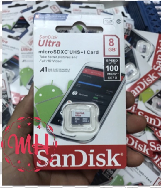 Thẻ Nhớ MicroSD 8GB Class10 - 48MB/s