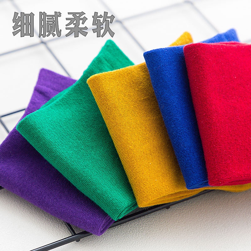 Vớ WAFNHA D259 cotton cổ thấp thêu họa tiết biểu tượng cảm xúc hoạt hình đáng yêu cho nữ