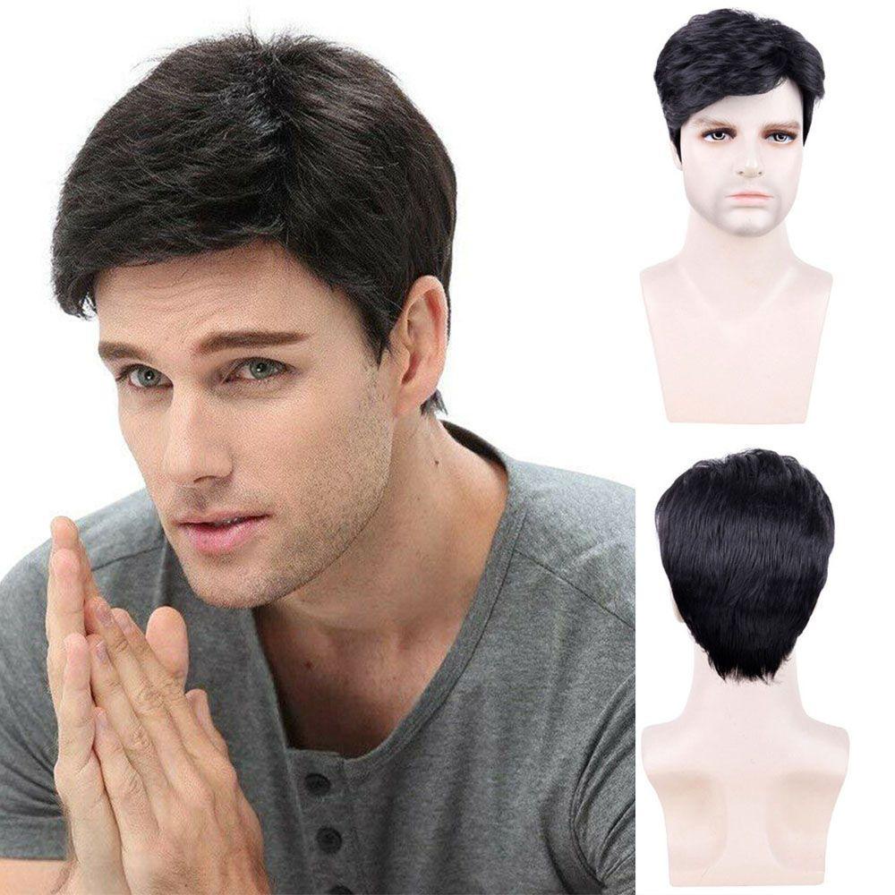Bộ Tóc Giả Ngắn Xoăn Bằng Sợi Tổng Hợp Tự Nhiên Dùng Hóa Trang