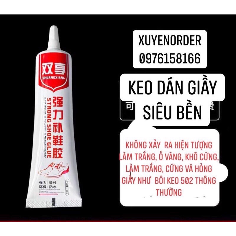 Keo Dán Giầy Siêu Bền Không Làm Trắng Và Ố Vàng Giầy Dung Tích 60 ml
