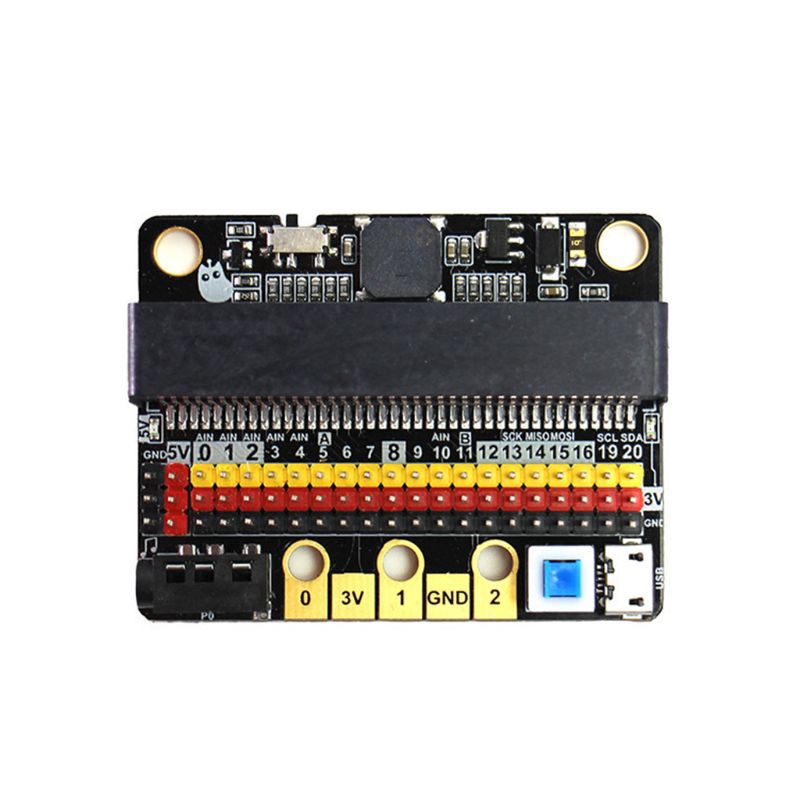 POOP IOBIT V2.0 Micro:bit Expansion Board Breakout Adapter Board Shield for BBC Micro: bit Development Module with Buzzer